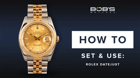 how to change date rolex datejust|how to adjust Rolex Datejust.